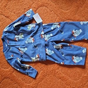 Carters 2 Piece Fleece Pajama Set